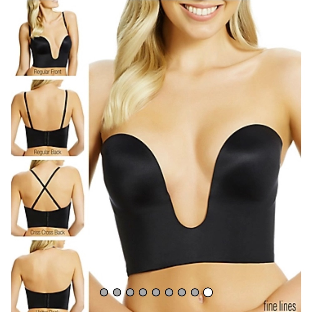 fine lines New Refined Plunge Bustier Bra
Style RL029A Black - 38D